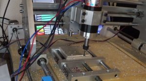 хобби на чпу CNC станок сделанный своими руками, установка платы матч 3 и обработка алюминия.