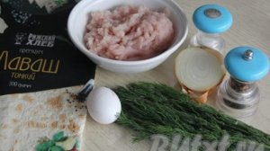 Чебуреки из лаваша с фаршем в духовке