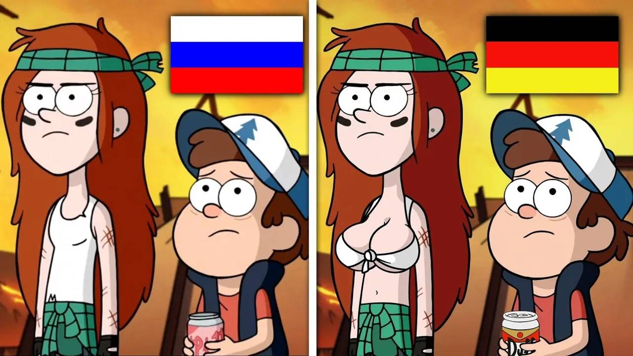 ЦЕНЗУРА В ДЕТСКИХ МУЛЬТИКАХ - Гравити Фолз и другие смотреть онлайн