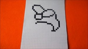 Как нарисовать Зайку из мультика Май Мелоди по клеточкам в тетради Пиксель Арт