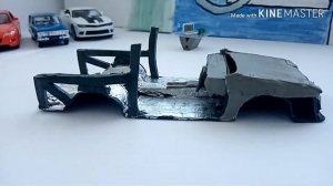 Делаю Toyota AE86 Hachiroku из пластилина. На стадии лепки