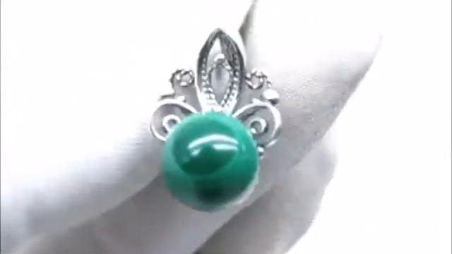 Серьги с Малахитом натуральным 2119 смотреть онлайн