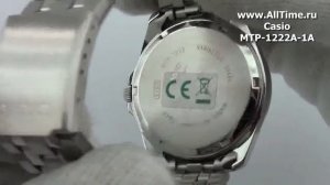 Обзор. Мужские японские наручные часы Casio MTP-1222A-1A