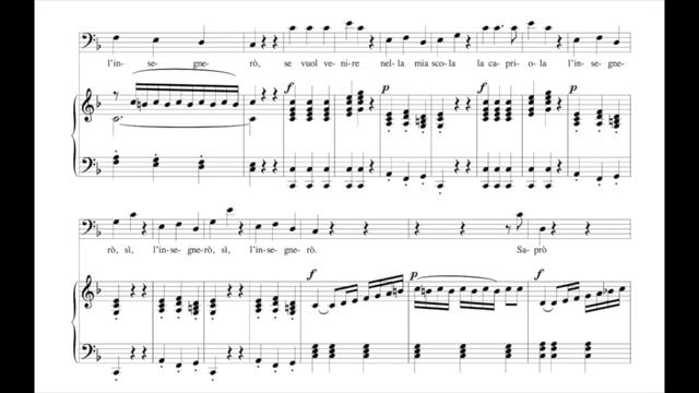 Se vuol ballare *with recitativo* (W. A. Mozart) - Piano Accompaniment in F Major смотреть онлайн