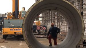 Монтаж дымовой трубы на котельной в Мурино