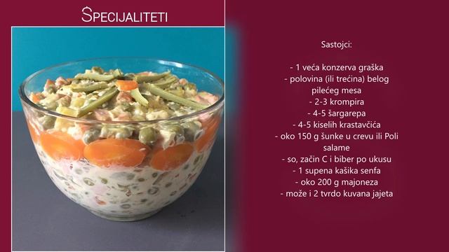 Ruska salata - recept ✓ смотреть онлайн