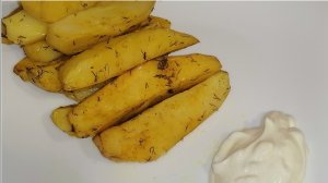 Картошка по - деревенски, запечённая в фольге