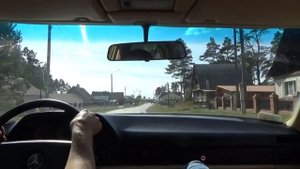 Мерседес W126 на1jzge vvti ч. 7, прокатились по Сузуну.