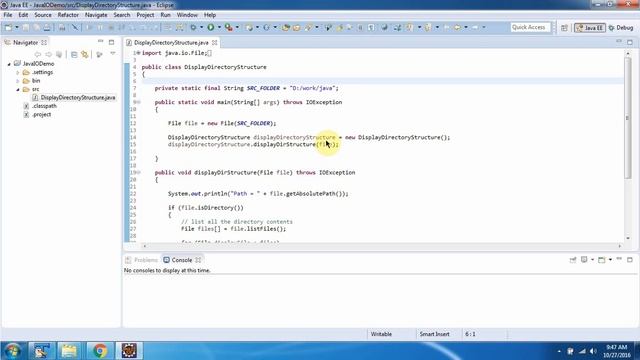 How to traverse a directory structure in Java? | Java File | Java IO | Java Tutorial