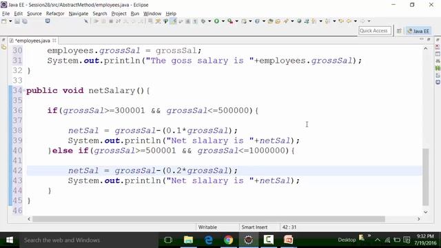 How To Create Abstract Methods In JAVA With Examples Part 2 | Java Videos Online | H2k infosys