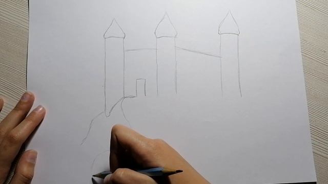 РИСУЕМ ВМЕСТЕ ЗАМОК! смотреть онлайн