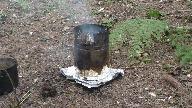 Тест турбопечки Пошехонка PS1500T в режиме щепочница со сложенными ножками