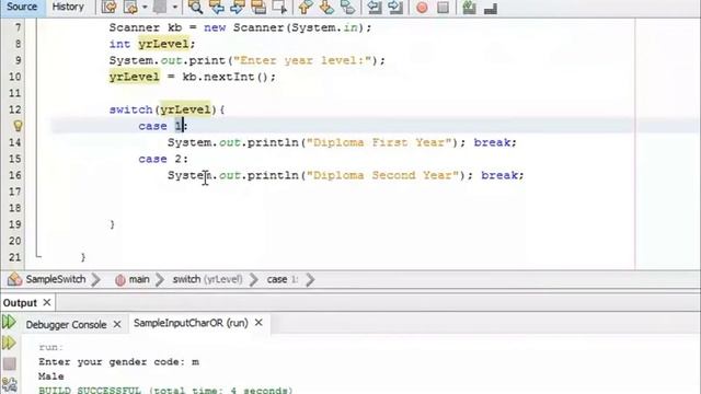 JAVA TUTORIAL Lesson 7 - SWITCH Statement смотреть онлайн