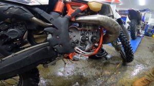 Установка Кик стартера в 2х тактном мотоцикле,How to installing Kick starter in 2stroke Beta300rr