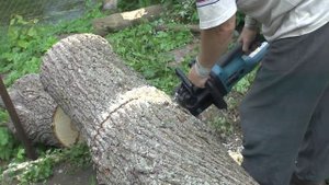 Электропила Makita UC 4030 A. Работа электропилы