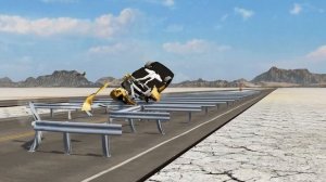 Автомобили против многочисленных ограждений – BeamNG.Drive