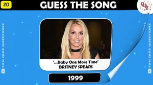 Guess the Song | One Song Each Year 1980-2020 (MUSIC QUIZ) 🎵