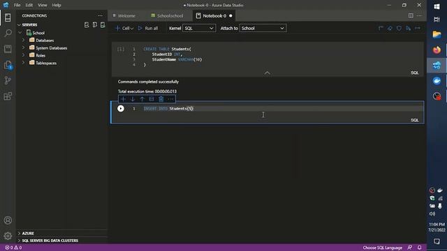 PostgreSQL and Azure Data Studio