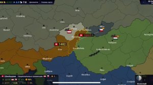 Швейцария 🇨🇭. Прохождение игры: age of history 2. Захват Европы.