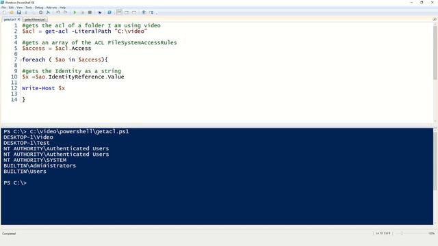 Retrieving ACL Directory Infomation using Microsoft Powershell смотреть онлайн