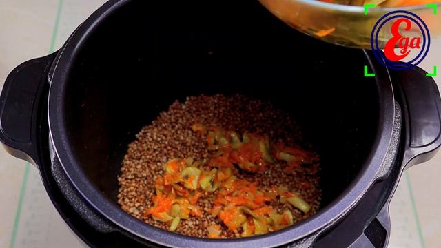 Ароматная и сытная каша по-монастырски с грибами в мультиварке