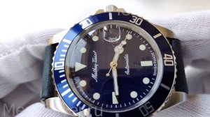 Mathey-Tissot Mathy Vintage Automatic H901ATLBU Men's Watch | Мужские Швейцарские Часы Матей-Тиссо
