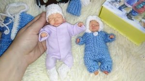 МИНИ РЕБОРН ВЕНЕЧКА ООАК ИЗ ПОЛИМЕРНОЙ ГЛИНЫ И ИГОРЕШКА....