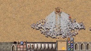 BUG Stronghold Crusader - 500 Archers + 250 Crossbows + 1 Tower VS 1000 Knight Templar. Tips&Trick