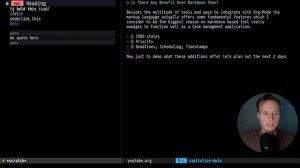 You Should Really Learn Org Mode - It's Easy