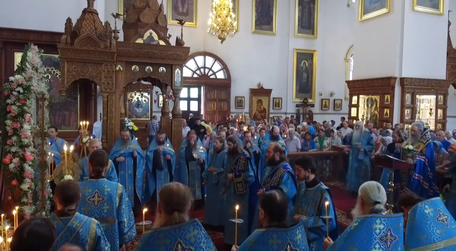 Акафист нараспев Святогорской иконе Божией Матери 29.07.2018 г.