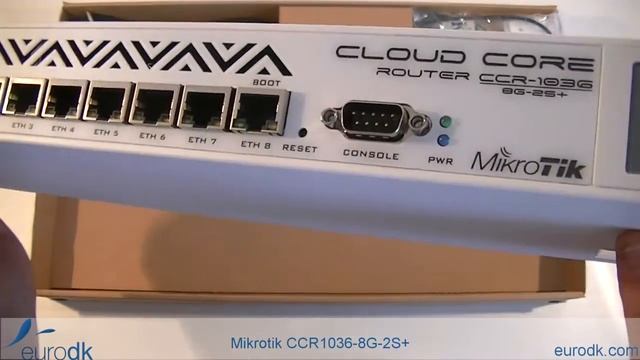 MikroTik Cloud Core Router 1036-8G-2S+ (CCR1036-8G-2S+) QUICK UNBOXING & SPECIFICATIONS HD