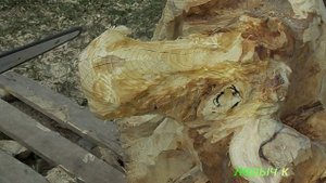 Как сделать кресло. Из серии  Лесная мебель..avi