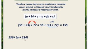 математика 5 класс Глава 2 Сложение натуральных чисел Свойства сложения