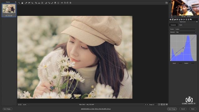 Học Photoshop Miễn Phí I Bài 2 Camera I Raw Tab 2 Curves I Cuong Tonny TV
