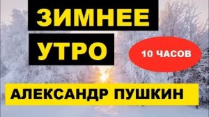 ЗИМНЕЕ УТРО, МОРОЗ И СОЛНЦЕ, #ПУШКИН, 10ЧАСОВАЯ ВЕРСИЯ #НАИЗУСТЬ ВО СНЕ