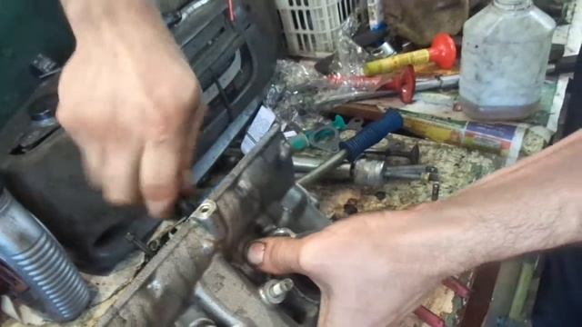 Ремонт ГБЦ ВАЗ Калина 1.4 16 valve часть 2 смотреть онлайн