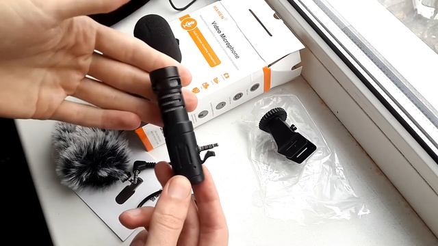 ? Направленный микрофон ПУШКА Mamen Mic-o6. Тест/проверка звука 360°. Недорогой однонаправленный. смотреть онлайн