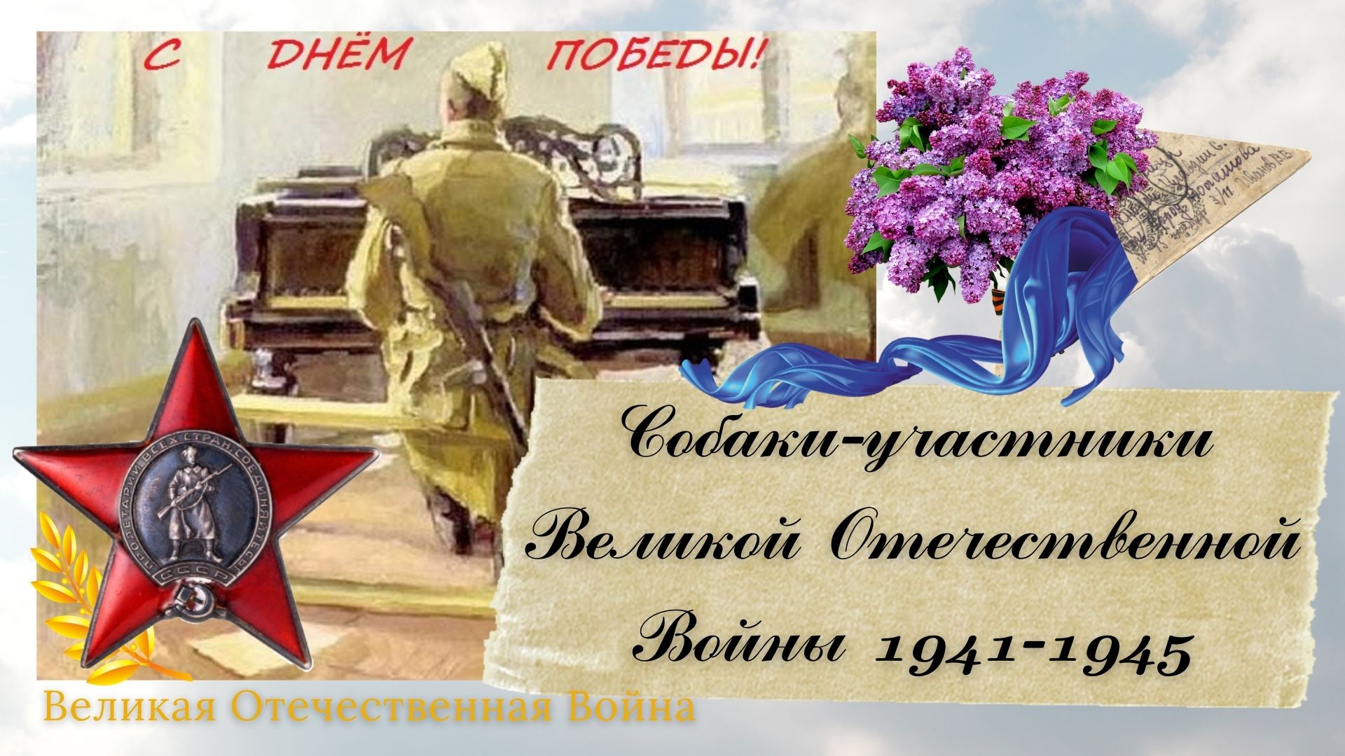 Собаки-участники Великой Отечественной Войны 1941-1945.