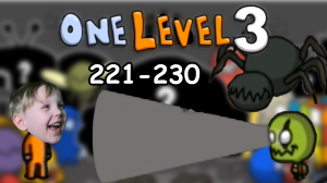 #23 Побег из тюрьмы в игре One Level 3! Босс Паук! Уровни 221-230