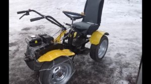 МИНИТРАКТОР ИЗ МОТОКУЛЬТИВАТОРА  ХЮТЕР