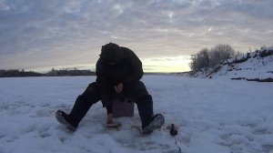 15.12.18 река Чепца. Рыбалка на безкивковую удочку.