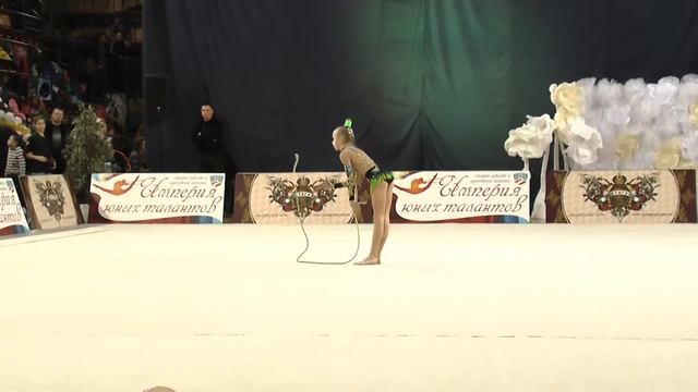 Щербакова Дарья (скакалка) 2005-Кат.А 08.03.15 "Империя юных талантов" Художественная гимнастика смотреть онлайн