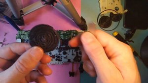 Panasonic RX-ED замена пассиков, программная шестерня,  belts replacement