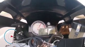 BMW s1000rr - Максимальная скорость | Разгон и сравнение с GPS | Top speed |