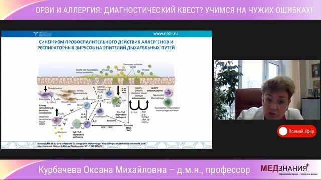 ОРВИ и аллергия: диагностический квест? Учимся на чужих ошибках! смотреть онлайн