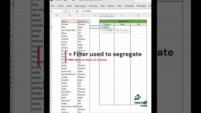 Applying Advance filter Explained in 15 seconds ?? # Excel #Microsoft Excel