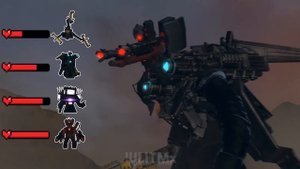 skibidi toilet 70 (part 2) with healthbars (boss fight) fanmade