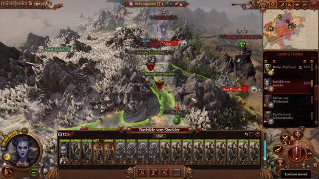 BATHILDE VS AZHAG | Immortal Empires - Total War: Warhammer 3 - Vampire Counts - Vlad #9 смотреть онлайн