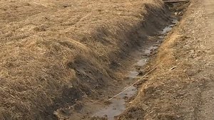 Дорожники нарезают и углубляют кюветы вдоль уссурийских улиц