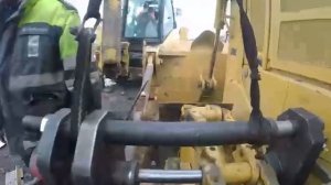 100 тонный пресс для выпрессовке пальцев гусениц бульдозера